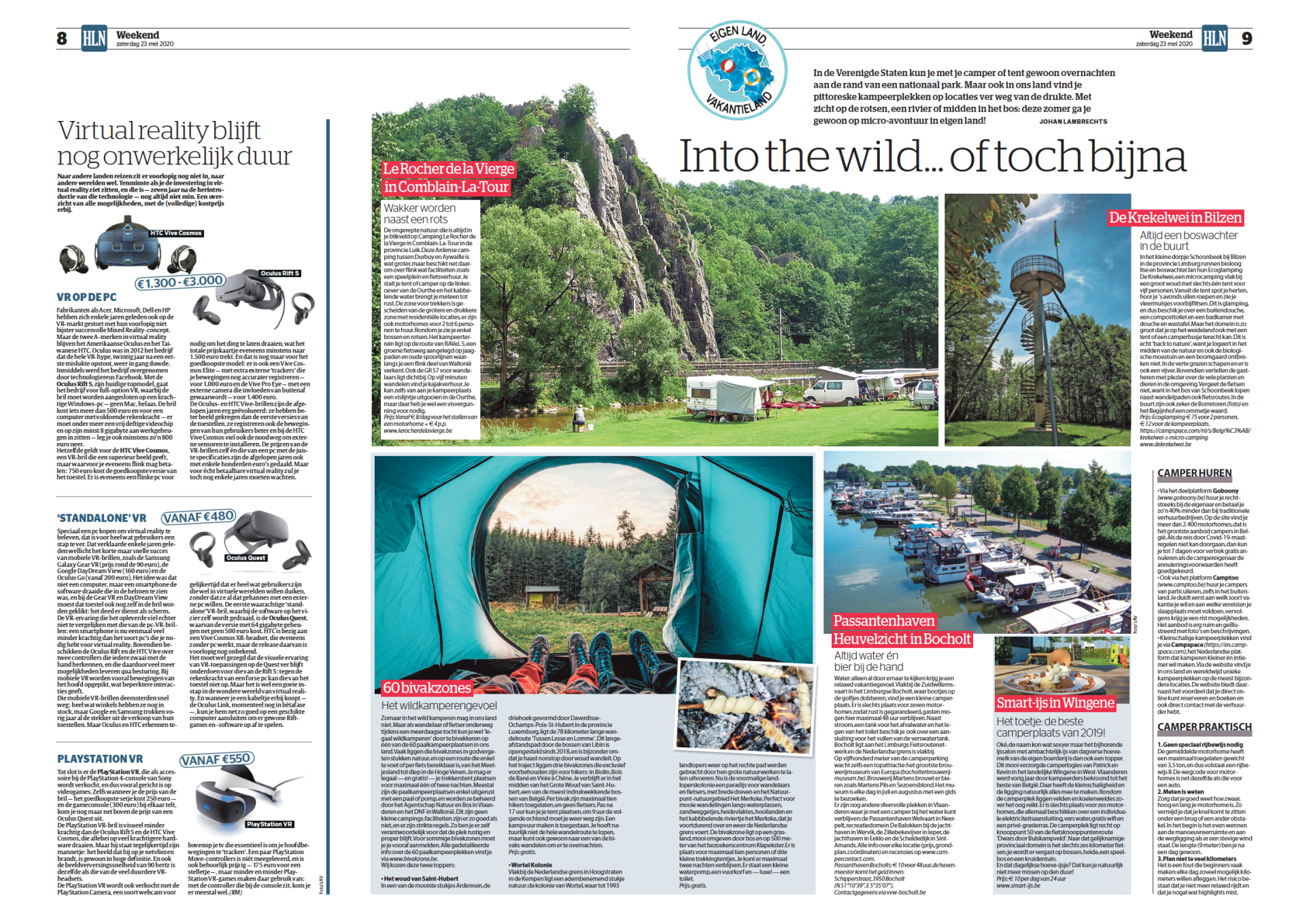 In de media, Het Laatste Nieuws: Into the wild