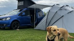 Una – 3 berth Volkswagen Caddy campervan from 2015
