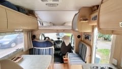 Gezellige gezinscampert – 4p Mobilvetta alcove uit 2007