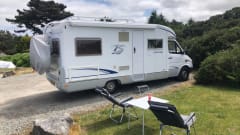 Freedom traveler – 4p Bürstner semi-integrated uit 2006