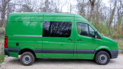 Kermit – Zweisitziger Volkswagen-Bus aus dem Jahr 2013