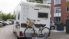 Adria Mobil alcove with 6 belts