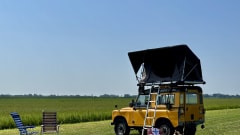Kamperen in een echt oud land rovertje