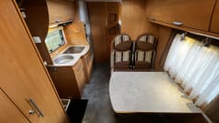 5 person Bavaria alcove camper