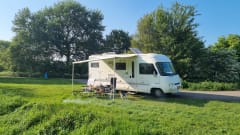 Spacious 4-person Rapido camper