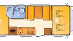 Very spacious 6-person Adria Sun Living