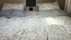 Beautiful Adria camper; single beds, air conditioning and large garage