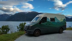 On an adventure with our spacious 2-6p camper van (converted VW Crafter)