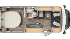 3p Adria Mobil semi-intégrée depuis 2011