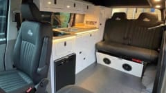 ON BEACH – 4 berth Volkswagen campervan 2015