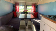 Nice Volkswagen bus camper, ready for adventure!