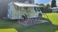 On an adventure with our nice economical semi-integrated camper
