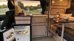 Ebony – 4 berth Toyota campervan from 2009