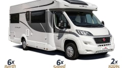 LUX 6 berth & 5 seatbelts – WiFi, 2 TV's, Pets ✅, Bikes ✅, Table & Chairs