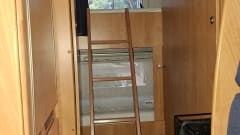 jolie alcôve pour camping-car familial