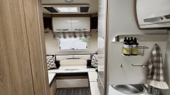 Kaz the Family Motorhome – Adventure-Ready 6 Berth Roller Team Motorhome – Family Comfort on Wheels