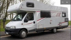 6 berth Hymer alcove from 2006