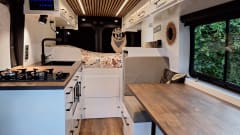 Spacious, modern and complete Off-Grid 2P Campervan