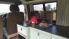 The Greyt Van – 4 berth Volkswagen campervan perfectly set up for holidays away