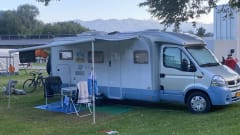 easy –  fantastic complete Bürstner semi-integrated.
