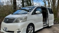 Awesome Alphard – 2 berth Toyota campervan from 2005