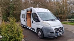 Max – 2/3 berth Fiat Ducato 2010 self contained with H&C water, shower and WC