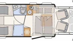 STAR – NEU (Baujahr 2022) Dethleffs TREND90 7057 EB