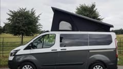 Tommy – 4 berth Ford Transit Custom pop top  campervan 