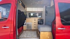 Big Red – 3 berth Mercedes-Benz (Off Grid Solar ) Birmingham based
