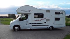 Very spacious and cozy 7-person family camper with air conditioning