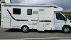 Leuke en gezellige camper – 5p Giottiline semi-integrated uit 2021