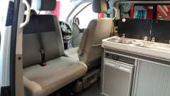 Camper Van Beethoven – 4 berth pop top Volkswagen campervan, 2015
