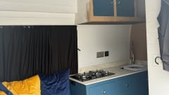 Roxy – 3 berth Renault master high top long wheelbase camper van from 2007