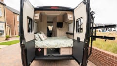 Tony – AUTOTRAIL 67 perfect for couples. Can sleep 4 with driveaway tent.