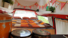 Super cool retro bus camper