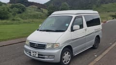 4 berth Mazda campervan - perfect size for Scottish roads 