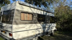 Bella Neske – Camping-car Hymer 4 places intégré de 1989
