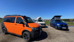 (VW004) 2023 VW T6 'Rebellion' Camper Van - sleeps 2 adults plus 2 children