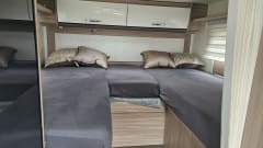 The HappyVan – 2 person fully equipped Bürstner automatic from 2024: The HappyVan