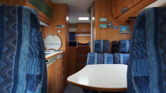 spacious 2-person Hymer camper