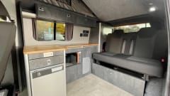 (VW004) 2023 VW T6 'Rebellion' Camper Van - sleeps 2 adults plus 2 children