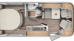 Vannie – From 2022!! - Very neat 2 to 3 person camper - Carado V337  