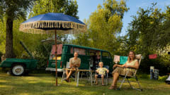 3-seater Volkswagen campervan from 1973