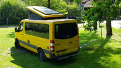 Tall people bus, our Yello Submarine