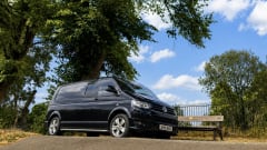     Premium VW Campervan with Full-Width Bed