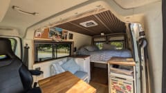 Joe – Joe. 2 Berth Truly Off Grid Adventure Van. Storage and Comforts Galore. 