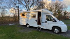 2p Carado semi-integrated from 2013 with single beds. 