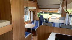 Memo – 6 person Carado alcove camper