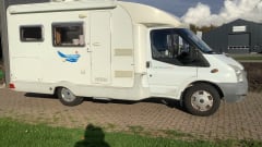 Semi-integrated camper