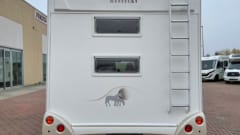 The Colonel – 6 Berth Motorhome for stationery hire in Cornwall